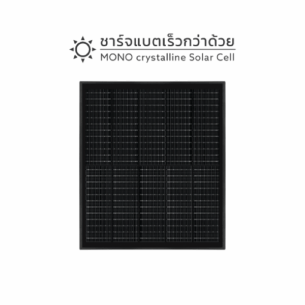โคมไฟถนนกำลังวัตต์สูงพลังงานแสงอาทิตย์ Solar Split Streetlight Titan Gen1 แสงขาว พร้อมเซนเซอร์ความสว่าง แยกแผงโซลาร์ - Image 3